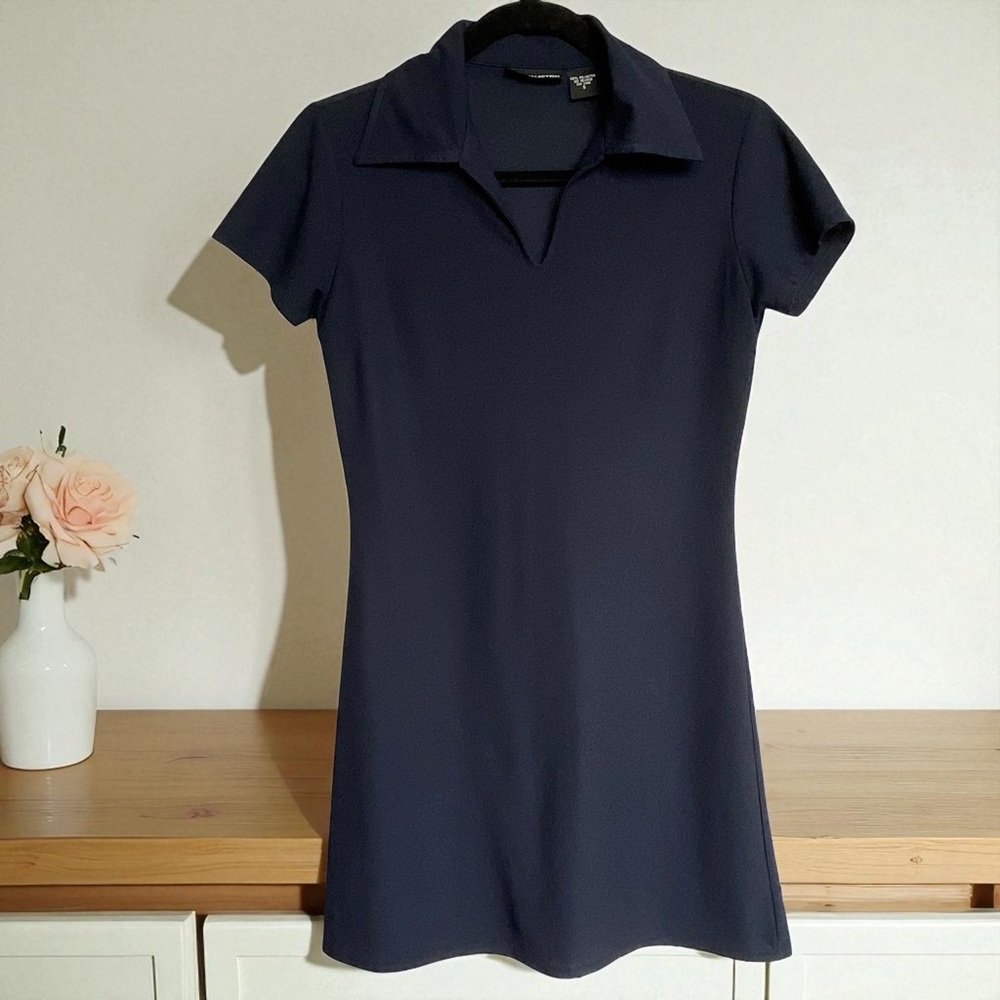Vintage Polo Navy Blue Dress by Net Collection